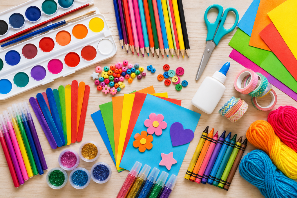 stationery items ,online shopping, art and craft