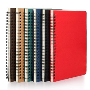 EUSOAR Students Ruled Spiral Notebook, A5 6 packs 5.5"X8.3" 120 Pages Lined Travel Writing Notebooks Journal, Memo Notepad Sketchbook, Students College Office Business Diary Book Journal-3 Colors